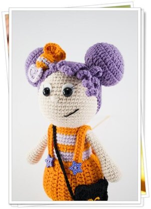 Crochet Pumpkin, the Halloween Doll