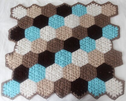 Hexagon Honeycomb Stroller Blanket