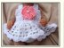 587 Short Ruffled Baby Sundress and Diaper Cover