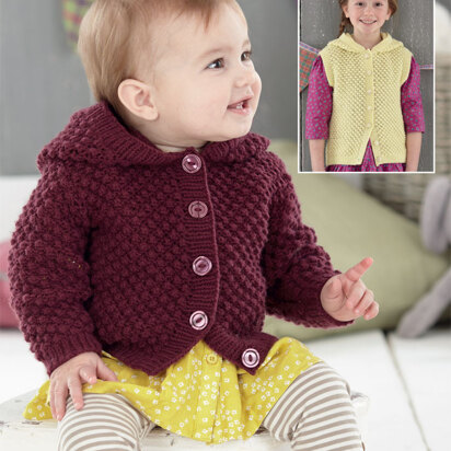 Jacket and Waistcoat in Sirdar Snuggly DK - 4581 - Downloadable PDF