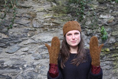 Pyrite Hat & Mitts