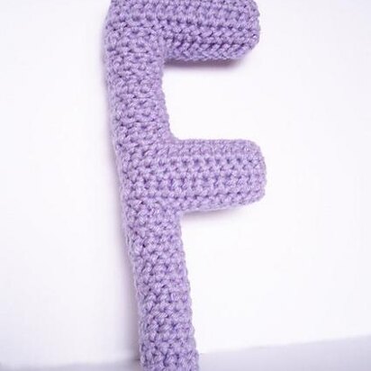 Capital F Alphabet Letter Pattern