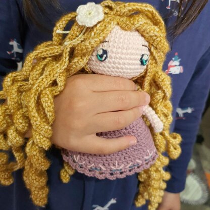 Crochet Pattern Island Princess/ Doll Amigurumi/ Amigurumi 