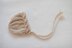 #76 Newborn cable edged luxury bonnet