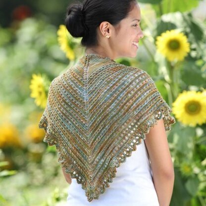 Valley Yarns 487 Dappled Shawlette