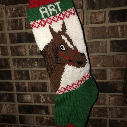 Horse Christmas Stocking