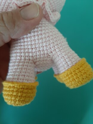 Baby elephant crochet pattern, Amigurumi elephant pattern