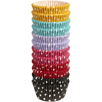 Wilton Assorted Polka Dot Cupcake Liners, 300-Count
