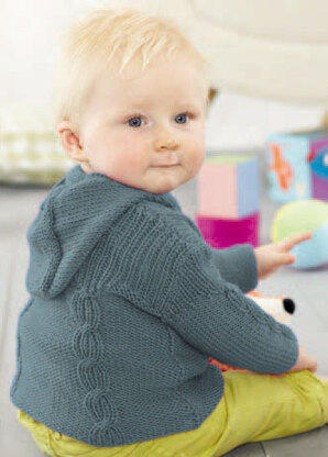 Sweater & Jacket in Sirdar Snuggly Baby Bamboo DK - 4891 - Downloadable PDF