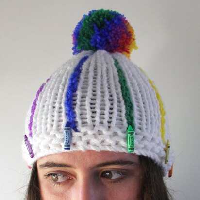 Knitted Crayon Beanie