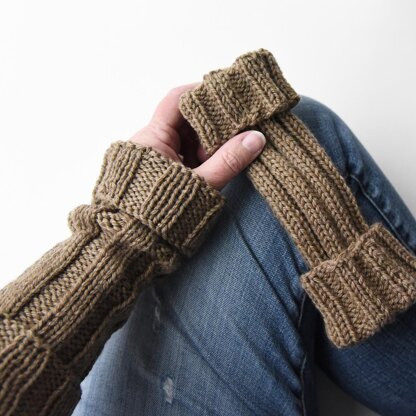 Coffeehouse Wrist Warmers