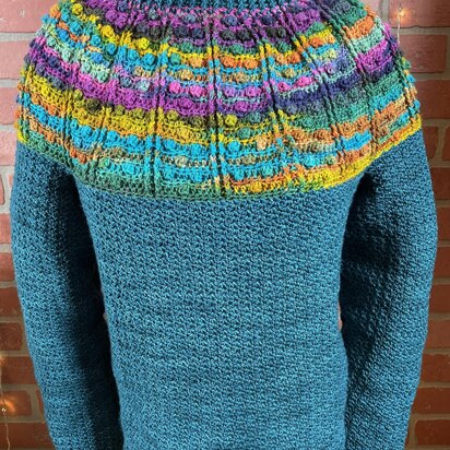 Colorful Popcorn Pullover