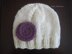 Easy Knit Beanie Hat & Flower 282