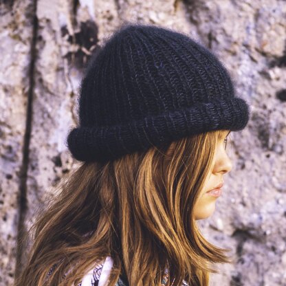 Mohair Ribbed Hat