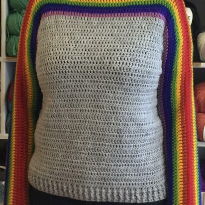 Rainbow Sleeve Jumper