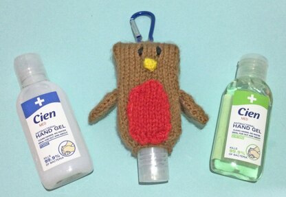 Christmas Robin Sanitizer Bottle Cover