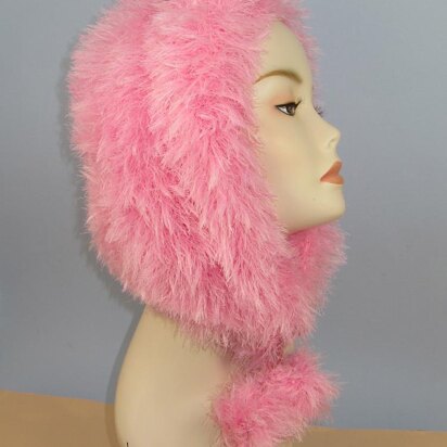 Faux Fun Fur Bonnet