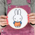 Cotton Clara Miffy Dungaree Cross-Stitch Kits - Orange + Blue Cross Stitch Kit - 15cm