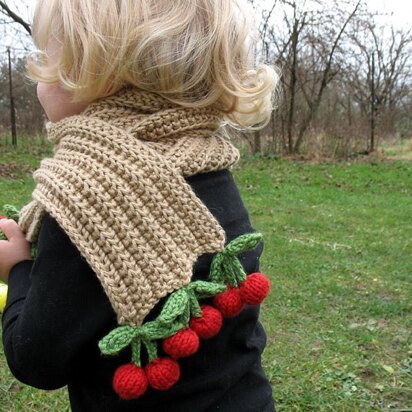 Cherries and Champagne Scarf