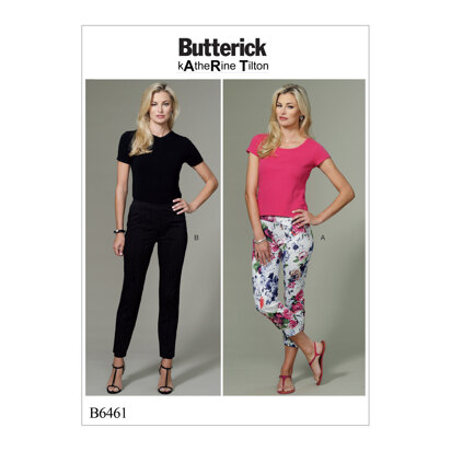 Butterick Misses' Seam-Detail Pants B6461 - Sewing Pattern