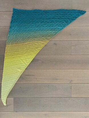 Sunny Waves Shawl