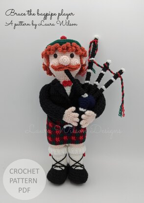 Bruce the bagpipe player