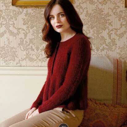 Rosso Cardigan in Rowan Kidsilk Haze - Downloadable PDF