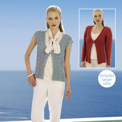 Cardigan and Waistcoat in Sirdar Cotton DK - 7913 - Downloadable PDF