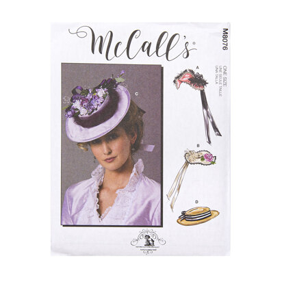 McCall's Misses' Historical Hats M8076 - Sewing Pattern