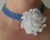 Chrysanthemum, crochet flower necklace