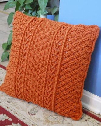 Aran Afghans Matching Pillows to Crochet