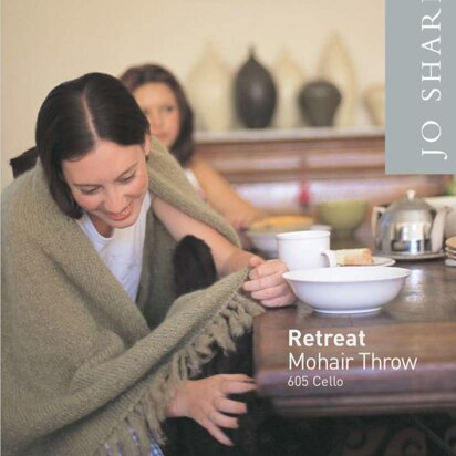 Retreat Mohair Throw - knitting pattern