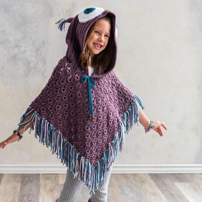 Hooded Owl Poncho