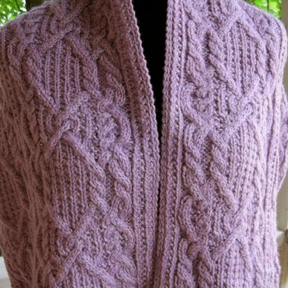 Goose Bay Cabled Stole