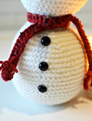 Christmas Snowman Amigurumi Doll