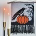 Fall Raven & Pumpkin Tapestry