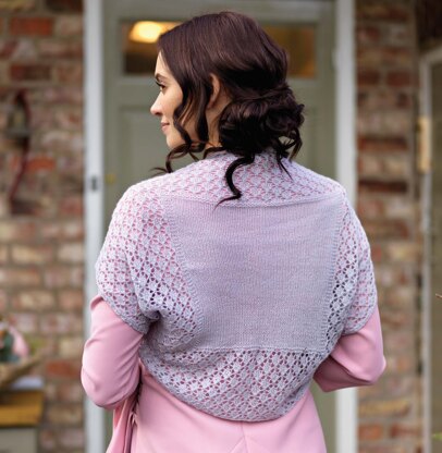 Penelope Lace Simple Shrug in West Yorkshire Spinners Exquisite Lace - Downloadable PDF