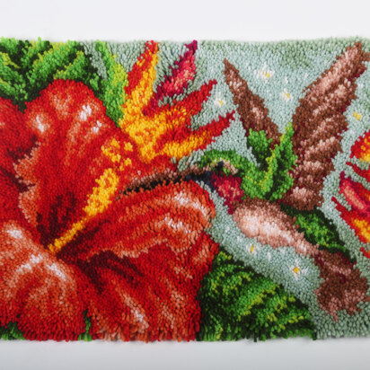 Craft Buddy Hummingbird Rug Latch Hook Kit