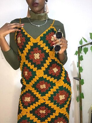 Granny Square Dress