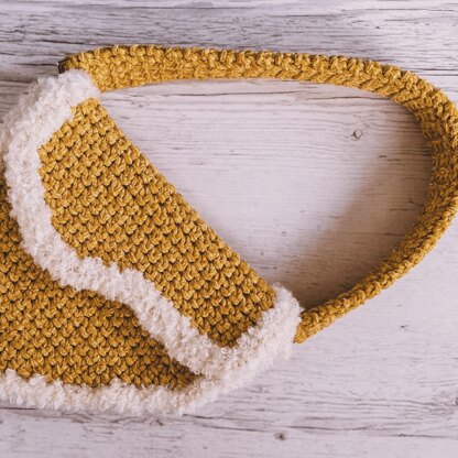 Bag with chunky yarn pattern by Anna Kuznietsova