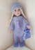 Parma Violet Poncho for Doll