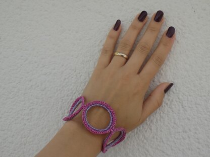 Crochet Rings Bracelet