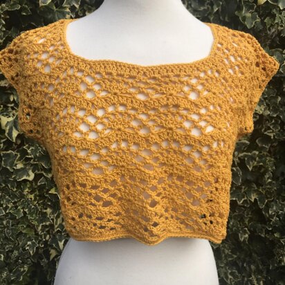 Breezy Summer Crochet Crop Top