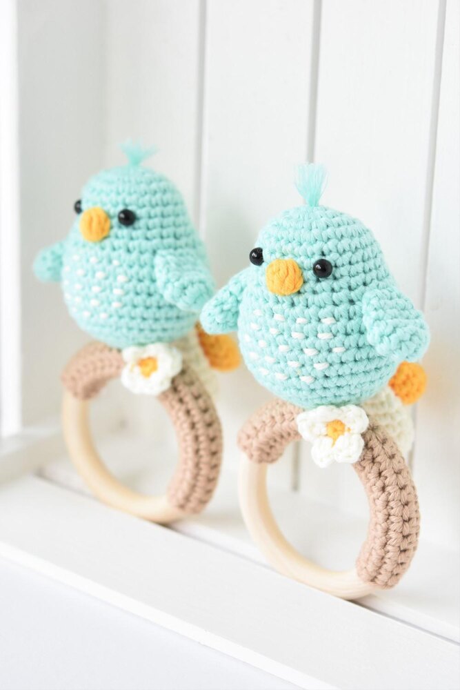 Amigurumi bird rattle Crochet pattern by lilleliis LoveCrafts
