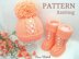 Knitting PATTERN Warm Baby Set Shoes and Hat