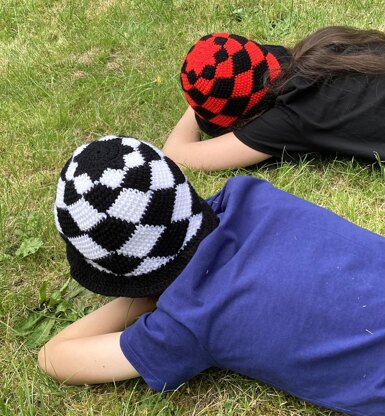 Checkered Beanie I by HueLaVive