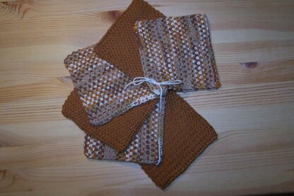 Knit Linen Stitch Coaster, Napkin, Towel or Placemat