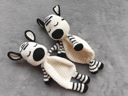 Zebra lovey - snuggler