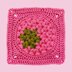 84 Flower Round Square motif