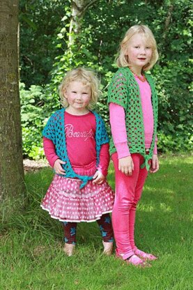 Lace-vest for girls